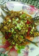 Dencis goreng saos padang