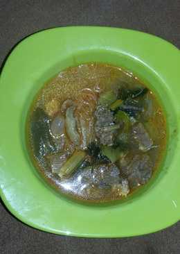 Soto daging tauco ala kadarnya