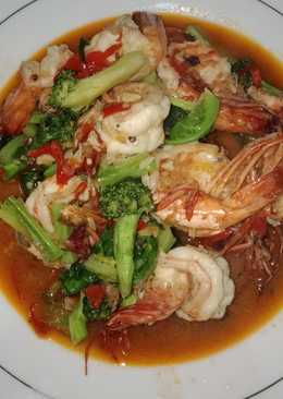 Udang mentega pedas manis#bikinramadanberkesan