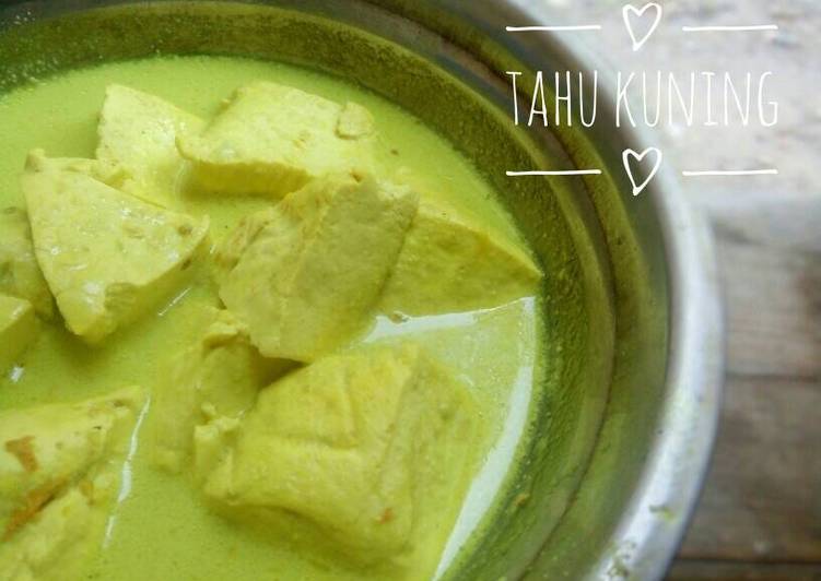 resep makanan Tahu Kuah Kuning