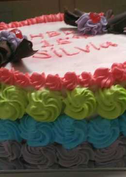 Rainbow Cake Kukus ala Dapur Ranita