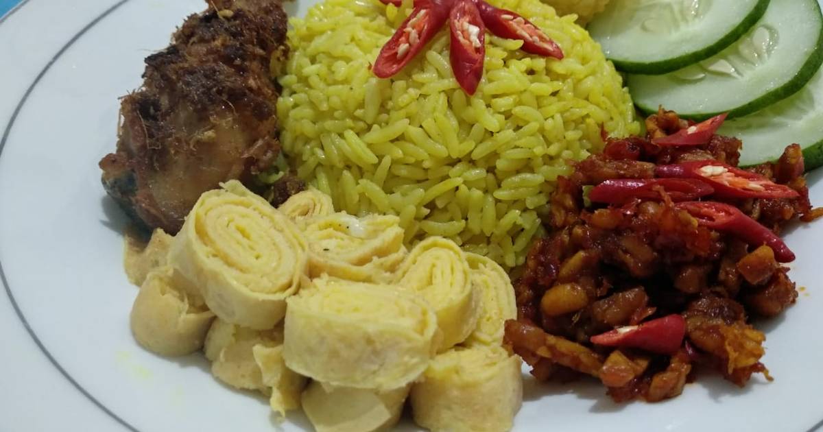 1.734 resep nasi kuning gurih sederhana enak dan sederhana 