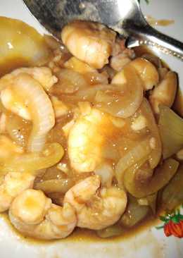 Udang saus tiram simple