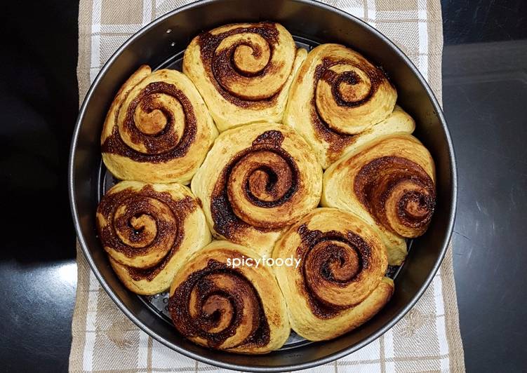 gambar untuk resep Cinnamon Roll Tanpa Mesin