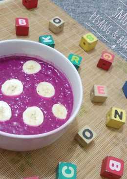 Smoothies Pisang & Buah Naga #pekaninspirasi