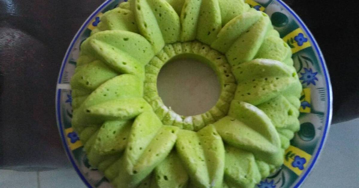 Resep Bolu kukus pandan