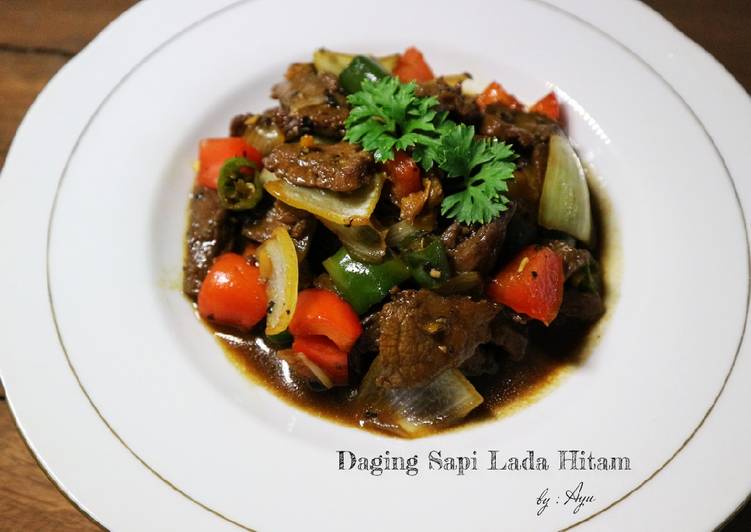 resep lengkap untuk Daging Sapi Lada Hitam