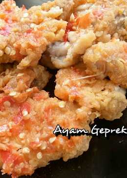 Ayam Geprek Pedas