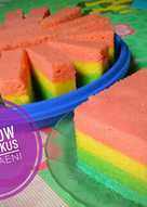 ðŸŒˆRainbow Cake Kukus/Bolu Kukus PelangiðŸŒˆ