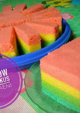 ðŸŒˆRainbow Cake Kukus/Bolu Kukus PelangiðŸŒˆ