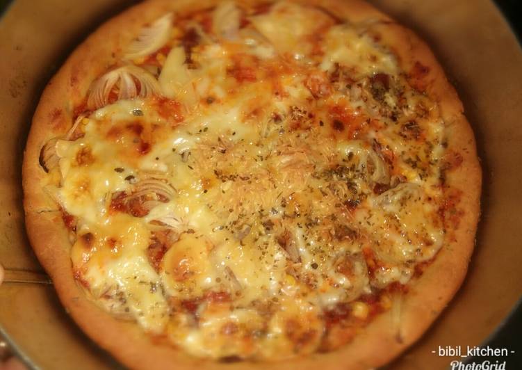 Pizza eggless, no ulen