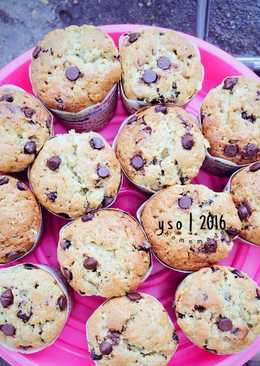 Banana Chocolate Chip Muffin (Muffin pisang & coklat chip)