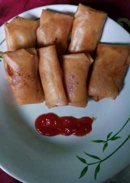 Lumpia isi wortel dan jagung manis