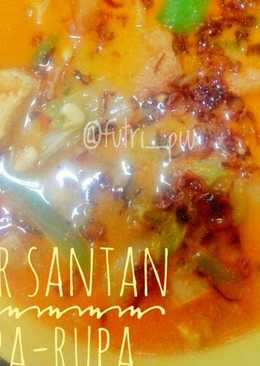 Sayur tahu + sayur kuah santan