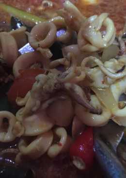 Cumi Kuah Pedas Asam