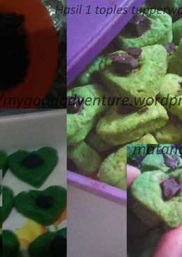 Nastar Matcha chocochips loveÂ kering ELEGANT(recipe from matcha lovers)