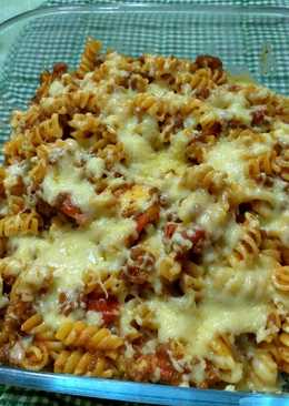 Fusilli bolognese with cheese #BikinRamadhanBerkesan