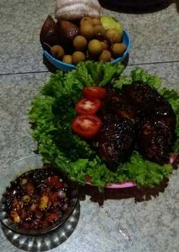 Ikan mujaer bakar teflon pedas manis