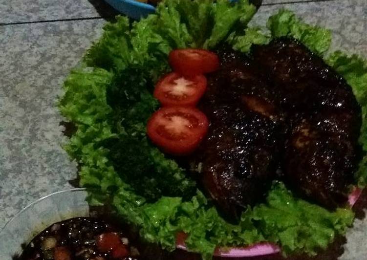 gambar untuk resep makanan Ikan mujaer bakar teflon pedas manis