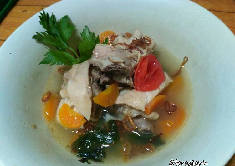 gambar untuk resep makanan Sop Ayam Pecok Simple No MSG