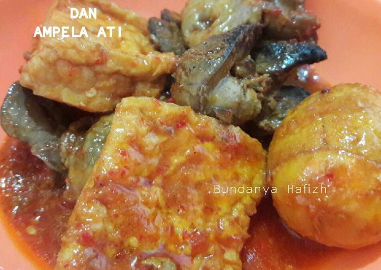 gambar untuk cara membuat Bali telur dan ampela ati ayam