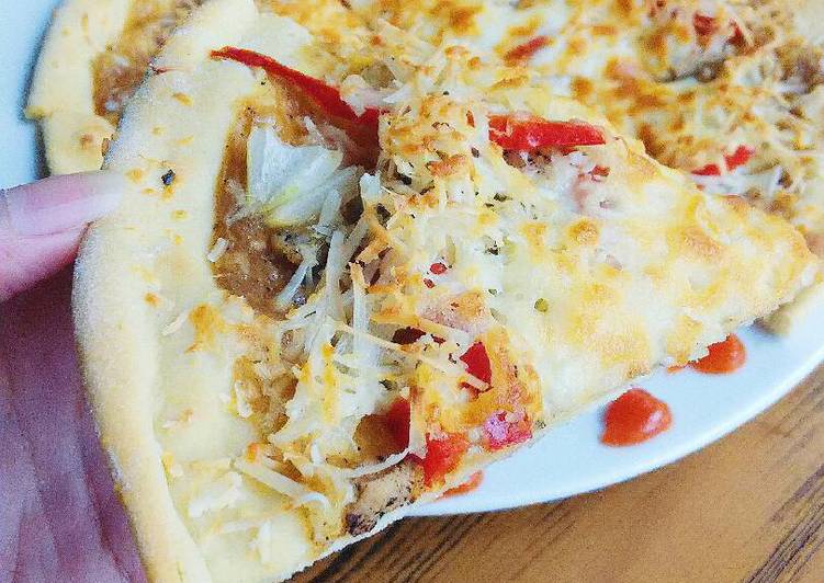 resep makanan Pizza Thin Crust / Pizza Tipis