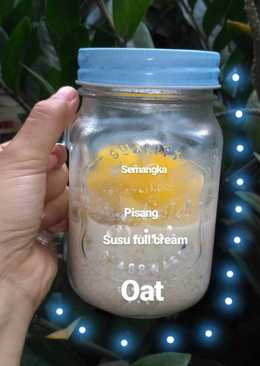 Overnight oat simpel banget, wajib coba !