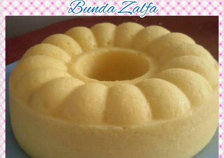 resep lengkap untuk Cheese cake kukus (bolu keju kukus)