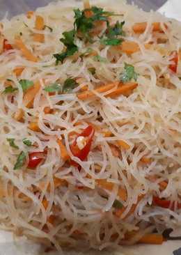 Bihun (jagung) goreng pedas mudah