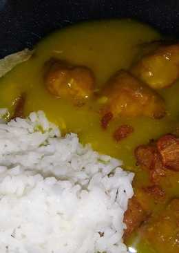 Sate padang tanpa tusuk lidi dan lontong