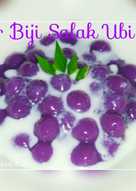 Bubur Biji Salak (serintil) Ubi Ungu