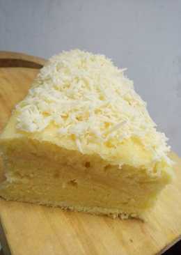 Steamed Cake Banana Latte with Cheese