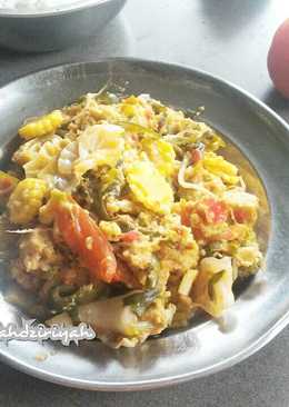 Sayur lodeh (oncom)