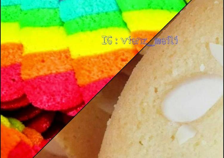 Resep Cookies Lidah Kucing Rainbow/Almond Oleh Okstya Dwi Priskaviana