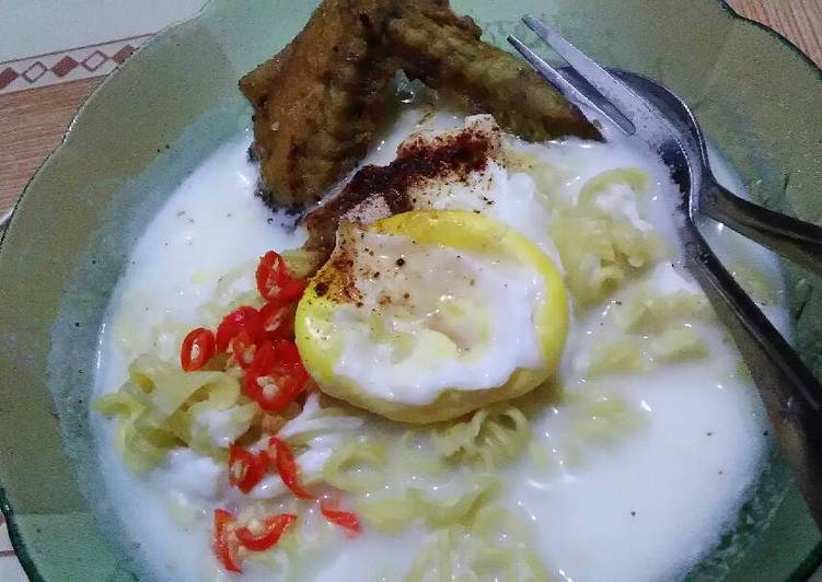 gambar untuk resep makanan Mietel (Mie Instan Telur) Kuah Susu