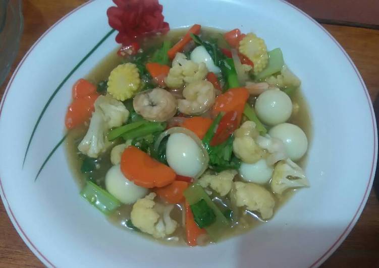 Resep Capcay udang tp ?? By amyregen