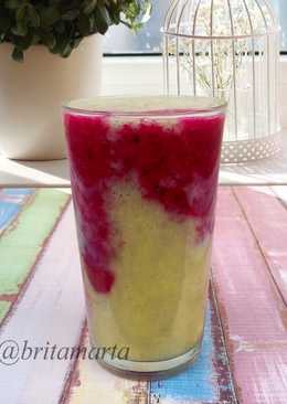 Jus Buah Naga dan Pisang