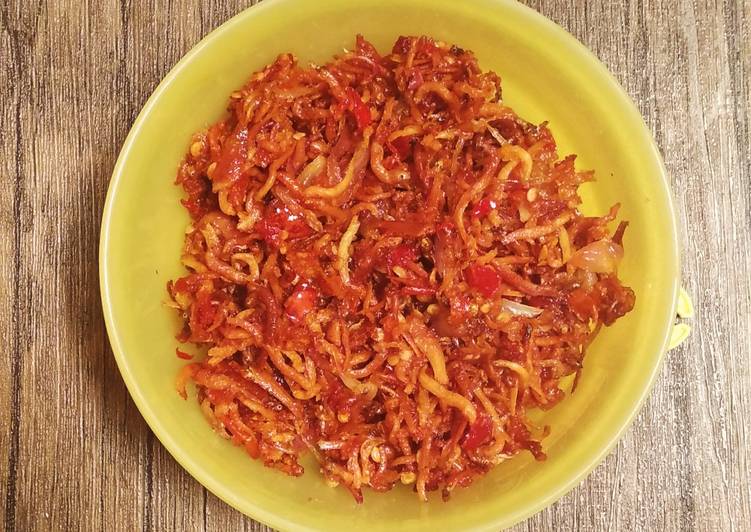 resep masakan Sambel Bawang Teri Medan