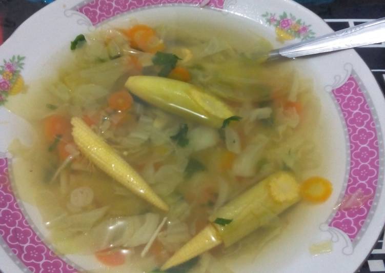 gambar untuk resep makanan Sayur sop bening