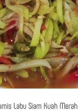 Tumis Labu Siam Kuah Merah