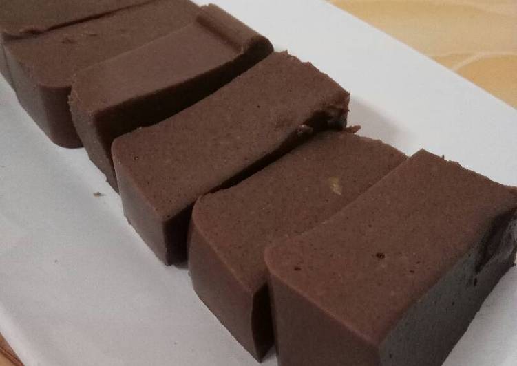 gambar untuk resep Puding coklat brownis sisa cake bolu di kulkas