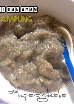 Bubur Hati Ayam Kampung (7m+) #mpasiday52 #siang #malam