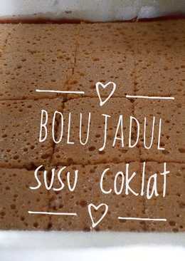 Bolu jadul susu coklat super simple & hemat bahan