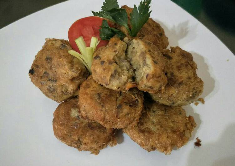 resep lengkap untuk Perkedel kentang daging