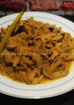 Usus Ayam Masak Pedas