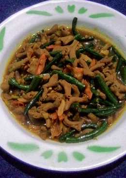 Oseng usus kacang panjang