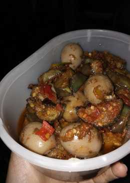 Balado telur puyuh with terong