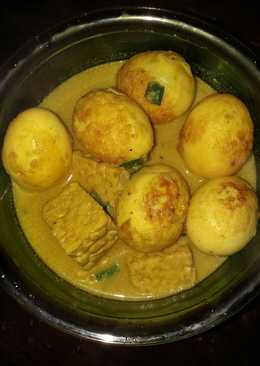 Opor telur & tempe