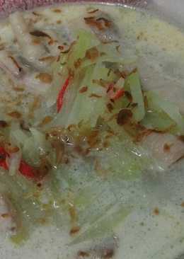 Sayur Lodeh Ceker Labu Siam Sederhana