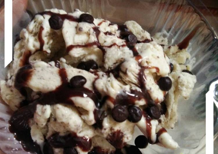 gambar untuk cara membuat Ice cream oreo choco chips enak dan simple